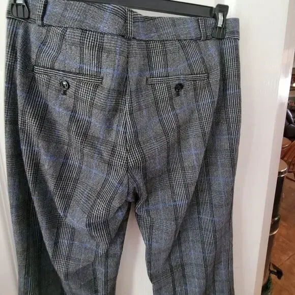 BANANA Republic wool blend tweed pants Size 6 33" inseam - Picture 7 of 7